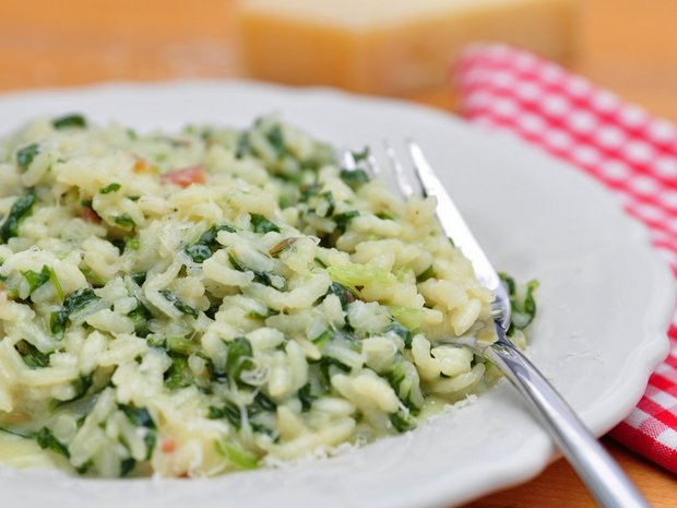 Sweetheart cabbage risotto